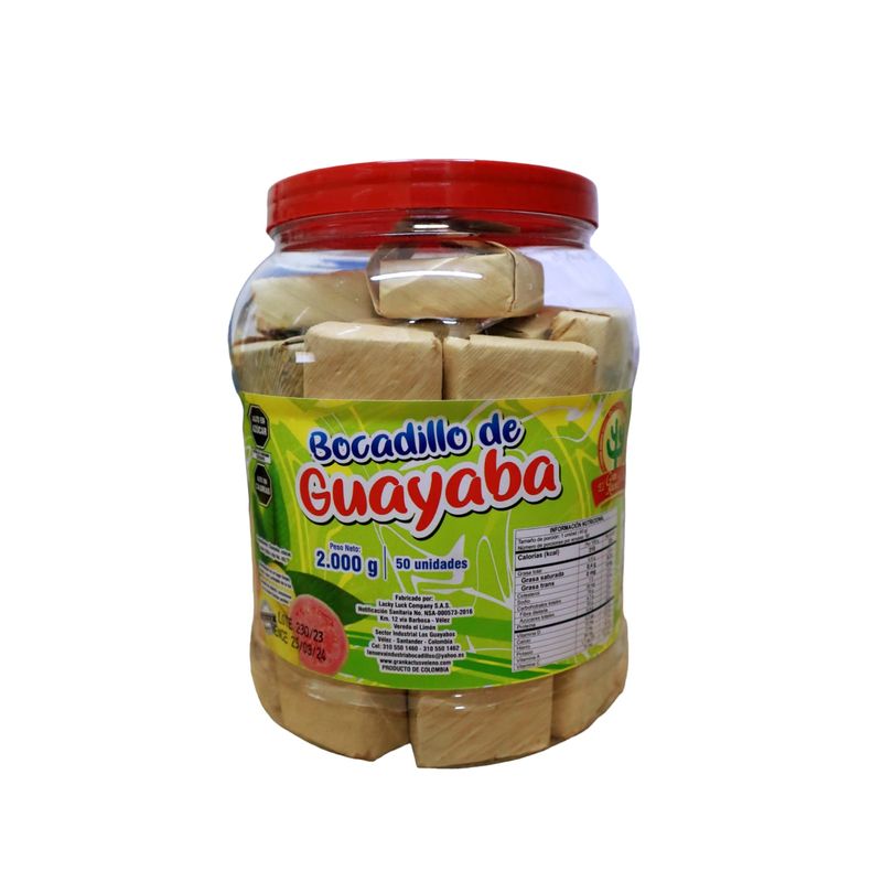 BOCAGE - Dulce De Guayaba Tarro 50 Unidades
