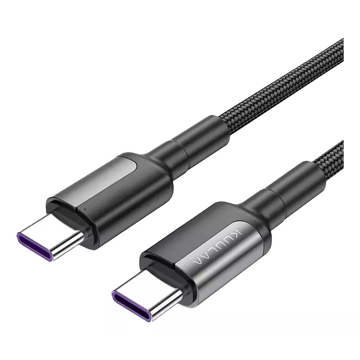 KUULAA - Cable Tipo C A Usb-c Carga Rápida 65w Largo 2 Metros Kuulaa