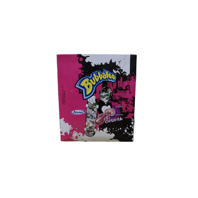 BUBBA - Bubbaloo de Cereza Chicle Relleno 70 Unidades