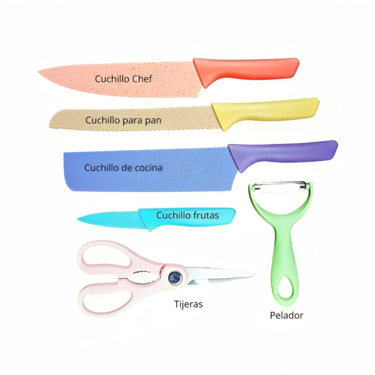 OEM - Utensilios Set de Cocina 6 Piezas