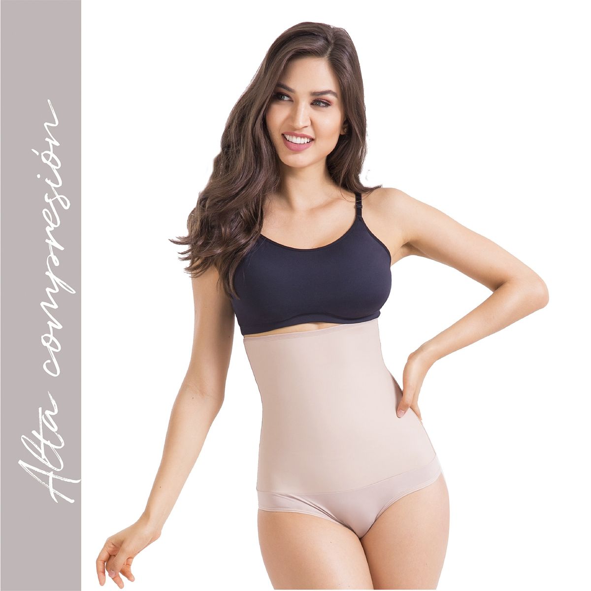 INTIME - Calzón Reductor Control Alto Esbelt Mujer Intime