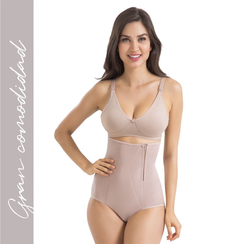 INTIME - Calzón Reductor Control Alto Esbelt Mujer Intime