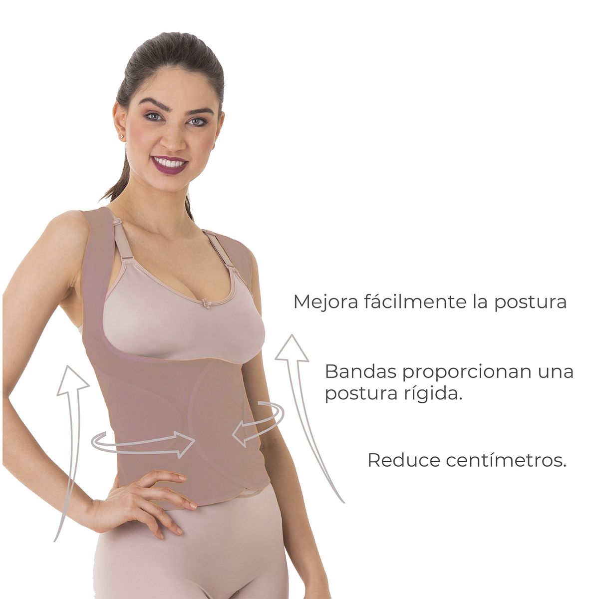 INTIME - Faja correctura de postura control alto Esbelt
