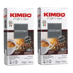 KIMBO - Pack Café Italiano Intenso Grano Molido 2 X 250 GR