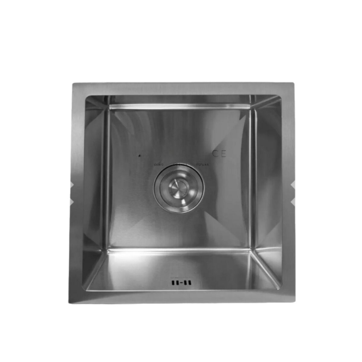 MODERN SPACE - Lavaplatos Bajo Cubierta O Embutido 43x39 cm  Acero Inoxidable