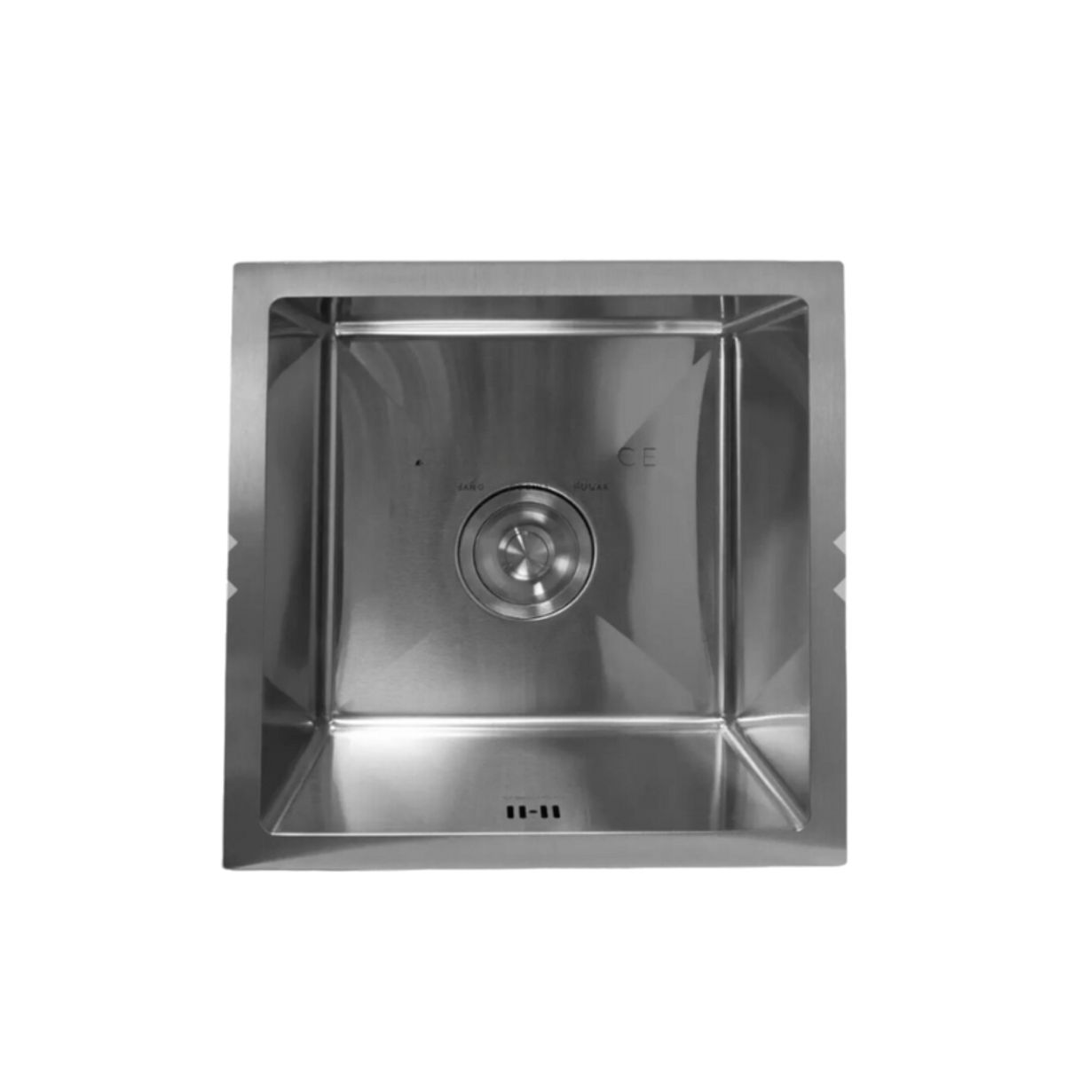 MODERN SPACE - Lavaplatos Bajo Cubierta O Embutido 43x39 cm  Acero Inoxidable