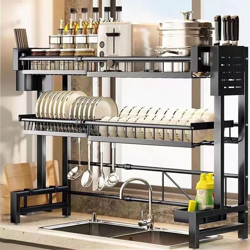 ARTDIY - Secador Organizador Escurridor De Plato Loza Inoxidable 100Retráctil