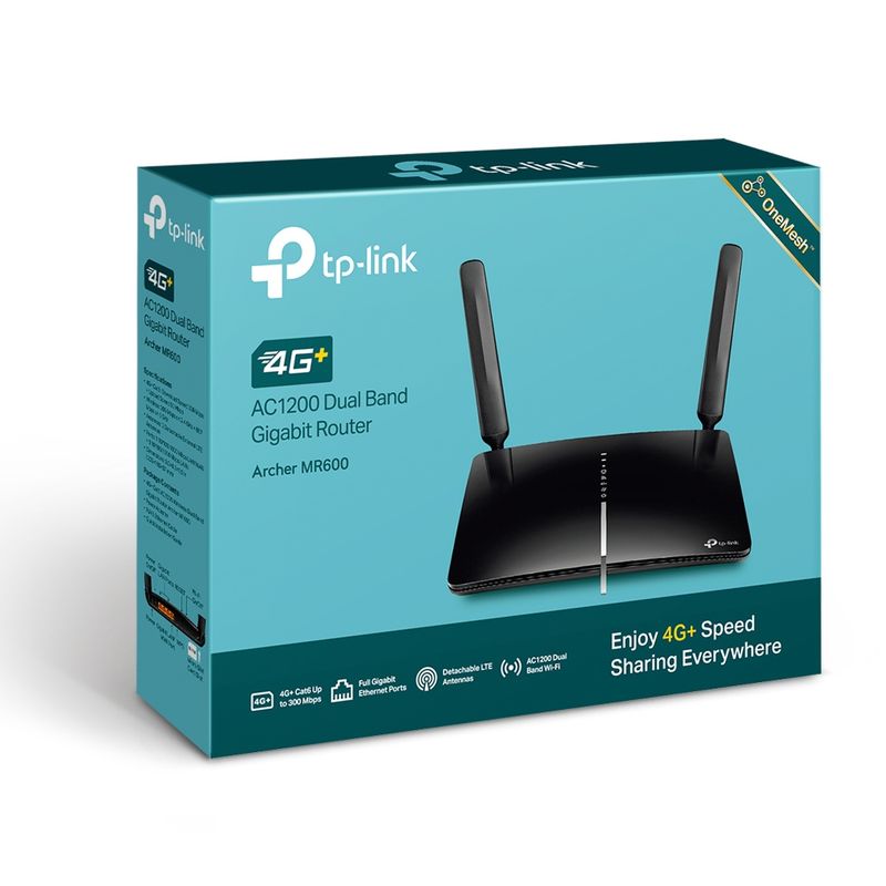 TP LINK - Router Tp-link Archer Mr600 Gigabit 4g+ Cat6 Ac Wifi