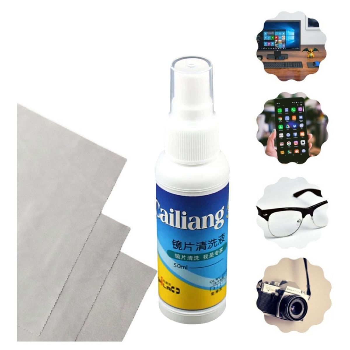 GENERICO - Limpia cristales antiempañantes lentes