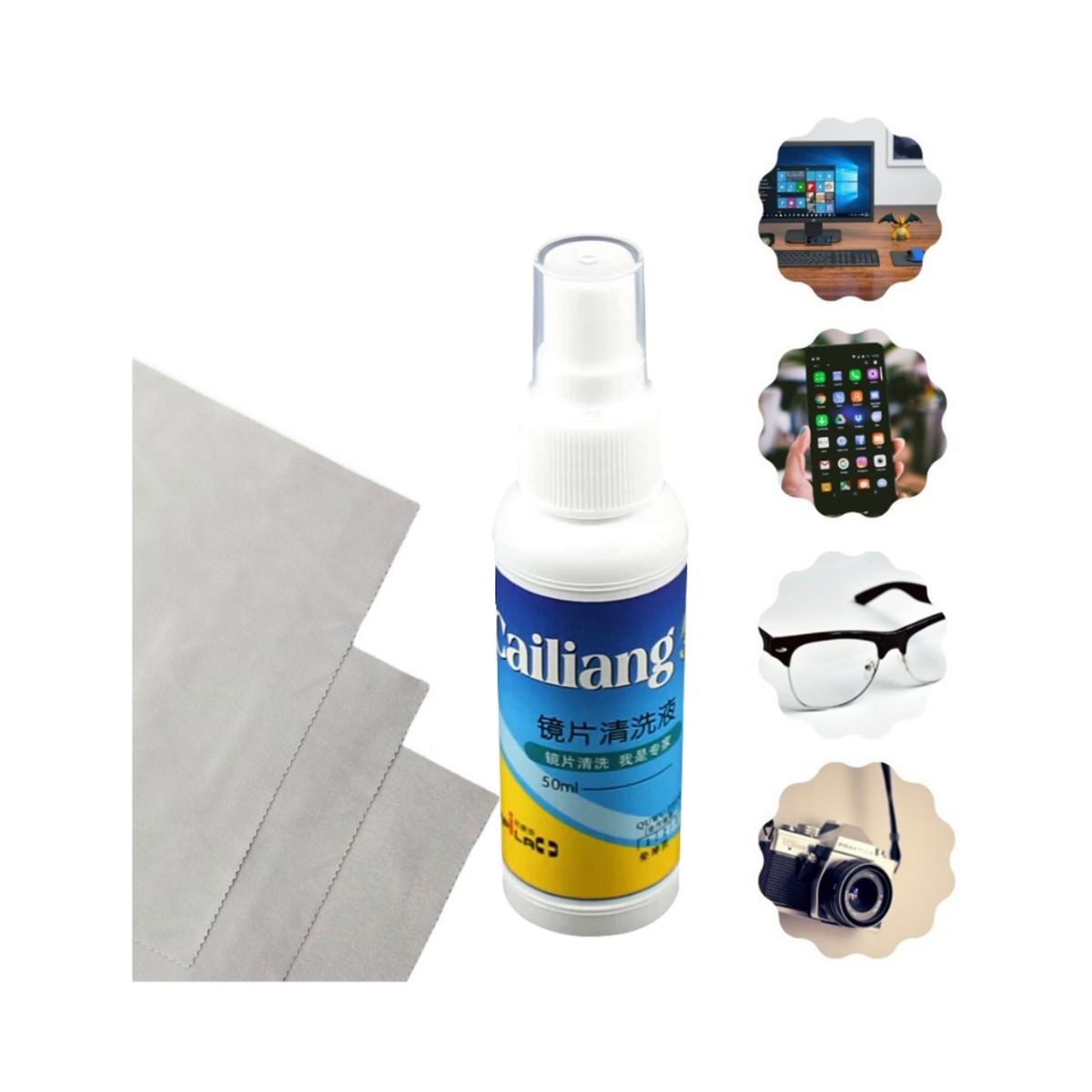 GENERICO - Limpia cristales antiempañantes lentes