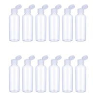 Set 12 Botella De Viaje Dispensadora 100 Ml Transparente