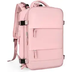 KUANGYE - Mochila Viaje Cabina Avión Viral Impermeable Zapatos Usb