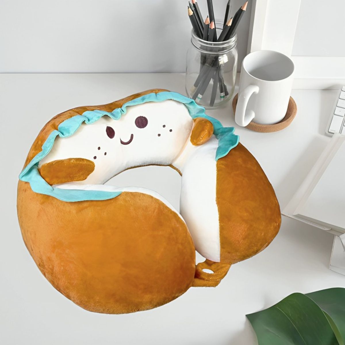 OEM - Almohada Viaje Tostada