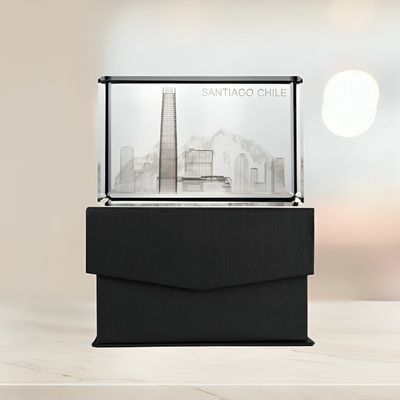 Imagen 2 del producto Cristal Decotativo 3D Santiago de Chile