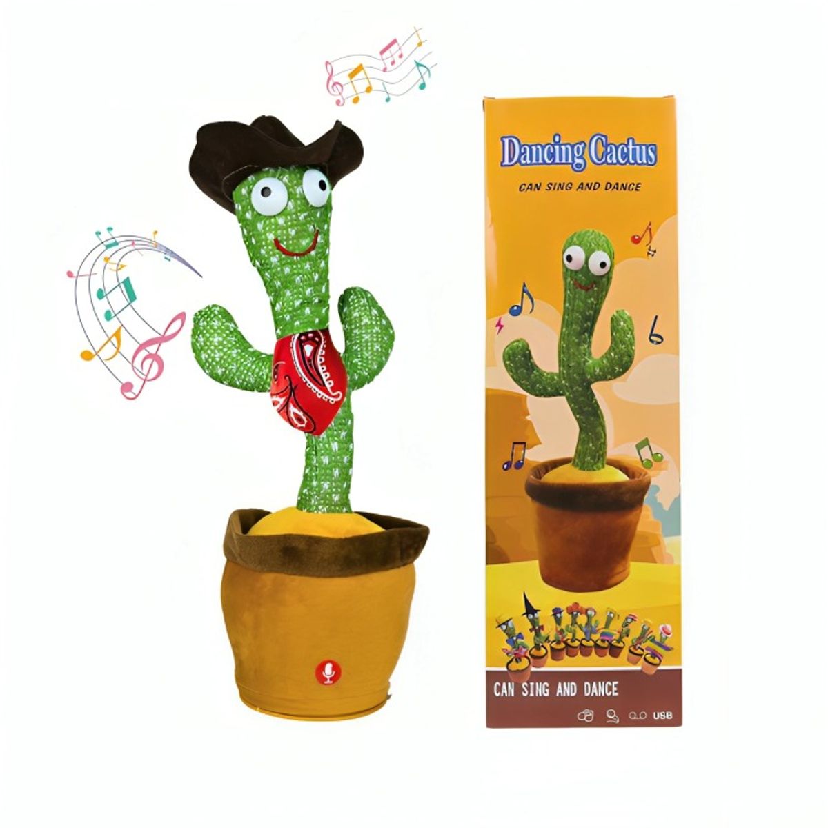 OEM - Juguete Cactus Bailando Cantando Cowboy