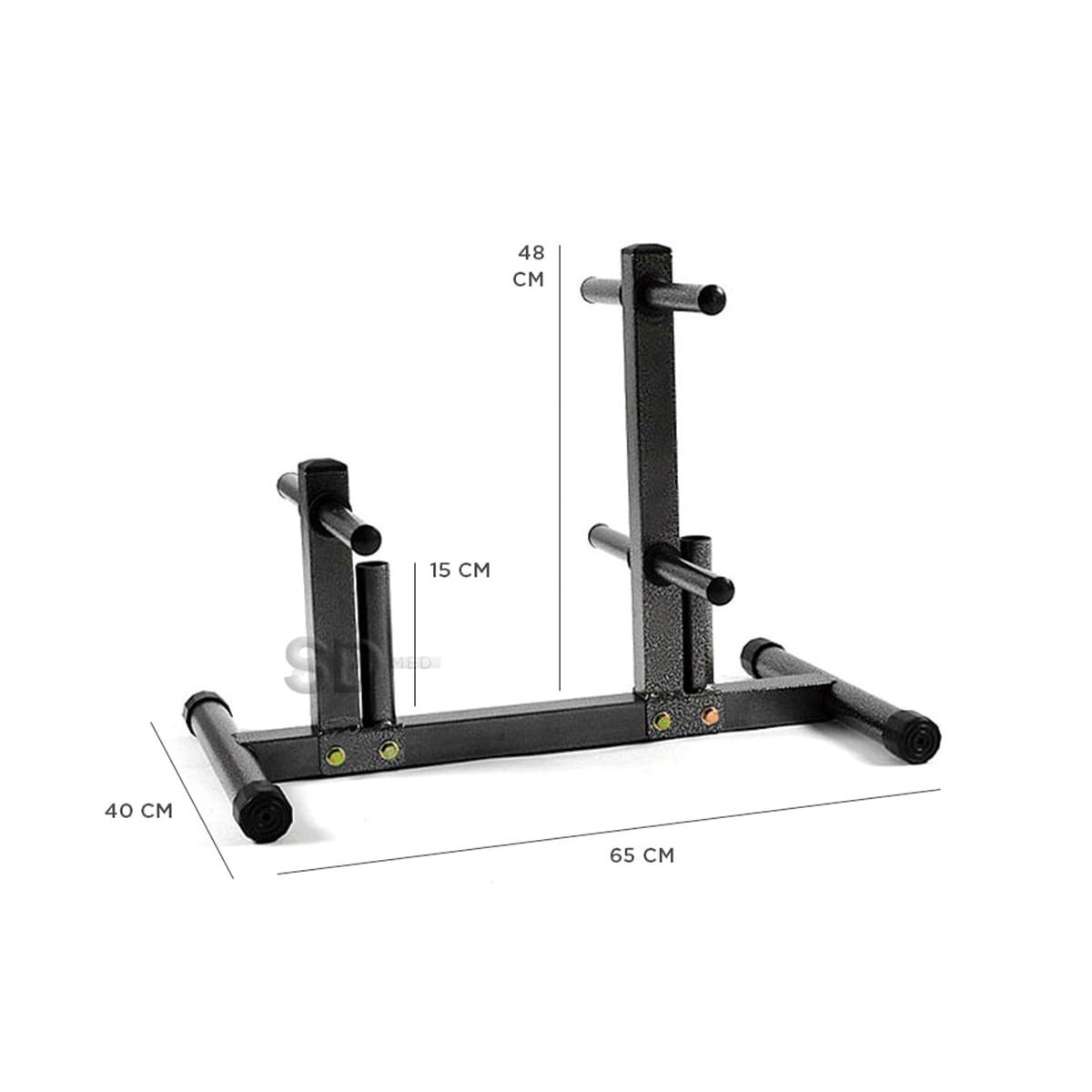 SDFIT - Rack Para Discos Y Barras Pre Olimpicos Sdbg-001x…