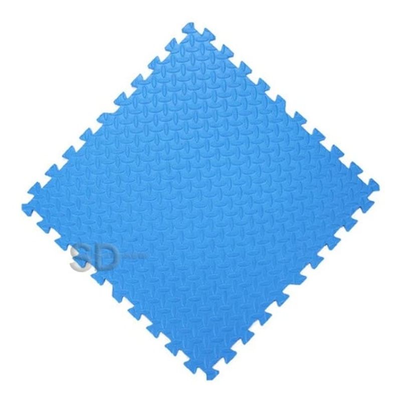 SDFIT - Set De Piso azul En Goma Eva 8 Piezas Tatami 60 X 60 Cm X 2 Cm