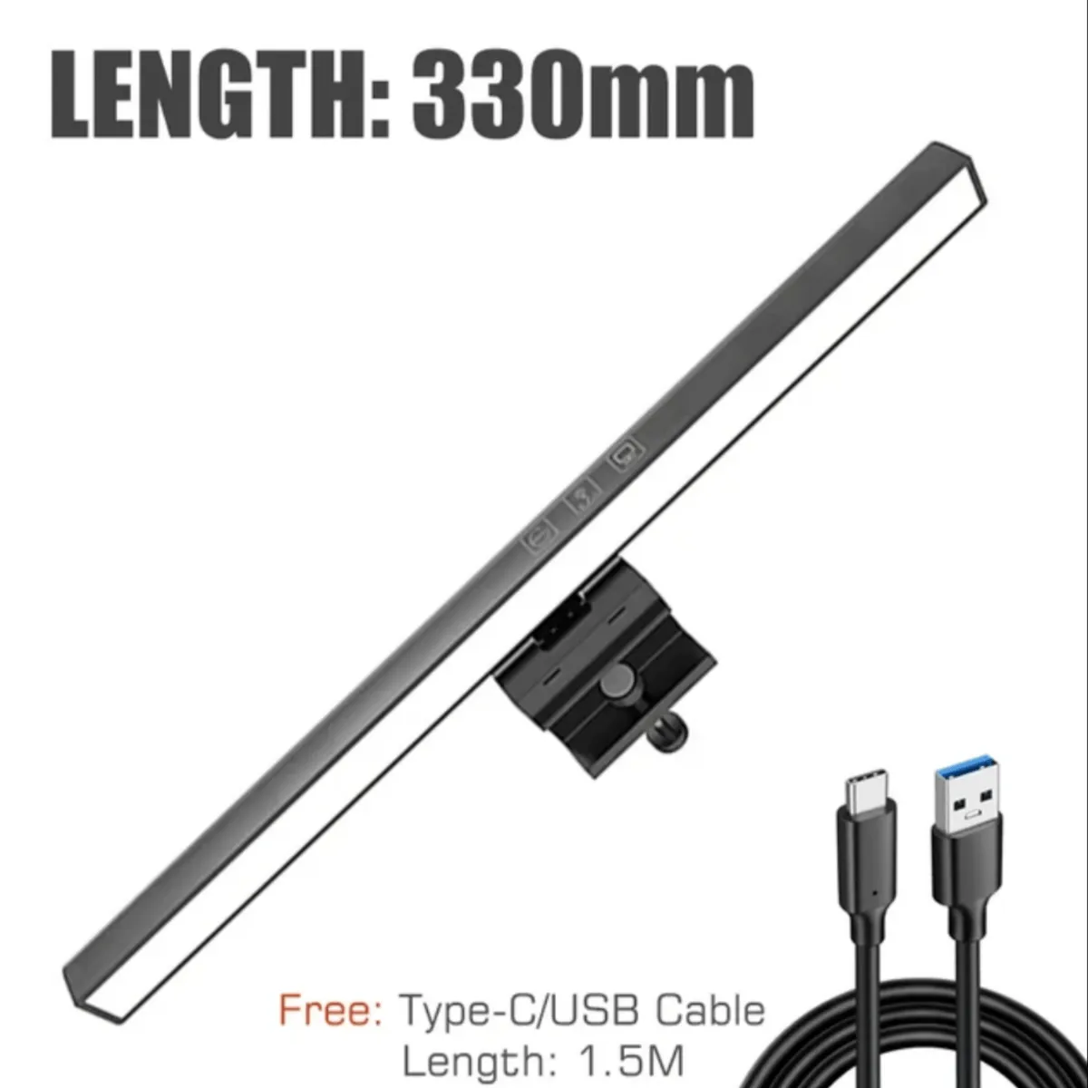 GENERICO - Lampara De Luz Led Para Monitor Pc  Usb De 30 Cm