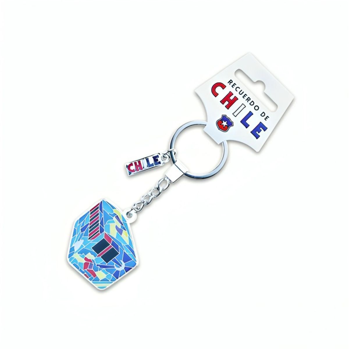 OEM - Llavero Metalico Mosaic Ascensor Valparaíso