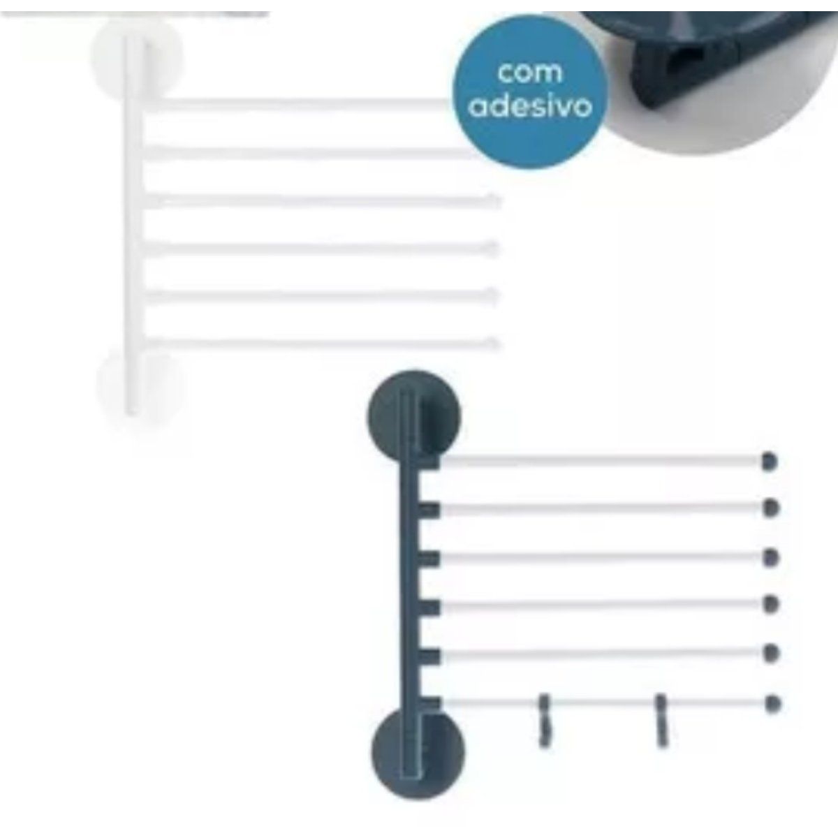 OEM - Toallero Giratorio Multifuncional 3 En 1