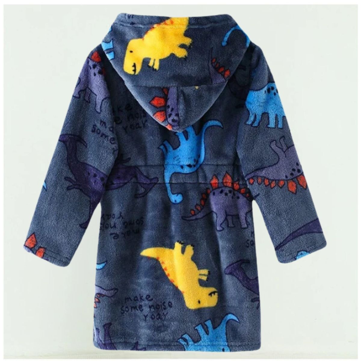 JUMP KIDS - Bata de Baño Capucha y Bolsillos Niño Polar Dinosaurios