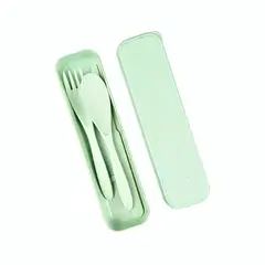OEM - Set Cubiertos Ecológicos Verde