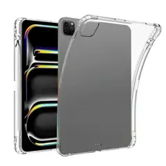GENERICO - Carcasa Transparente Con Ranura Para iPad Pro 13 M4 2024