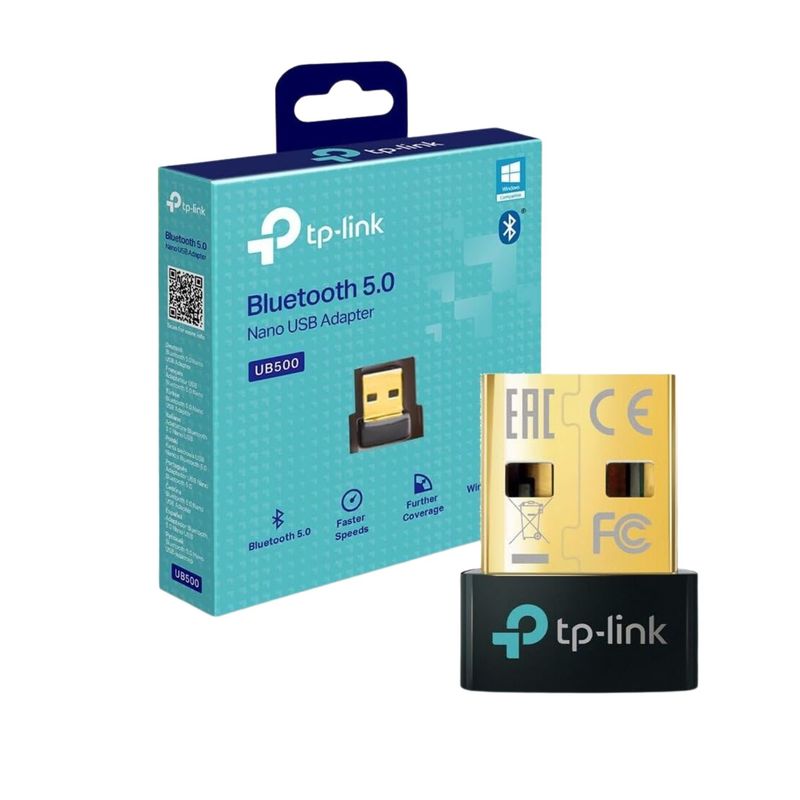 TP LINK - Adaptador USB Bluetooth 5.0 UB500 para notebook y PC