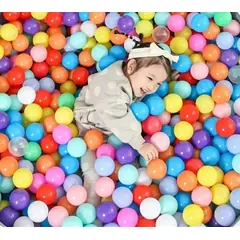 GENERICO - Pack 100 pelotas pequeñas 5cm de plásticas surtidos