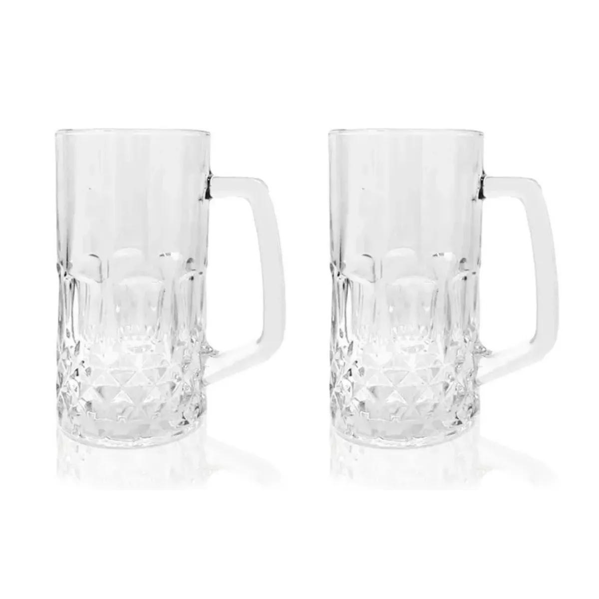 GENERICO - Set 2 Vasos de Vidrio Cervecero 300ml