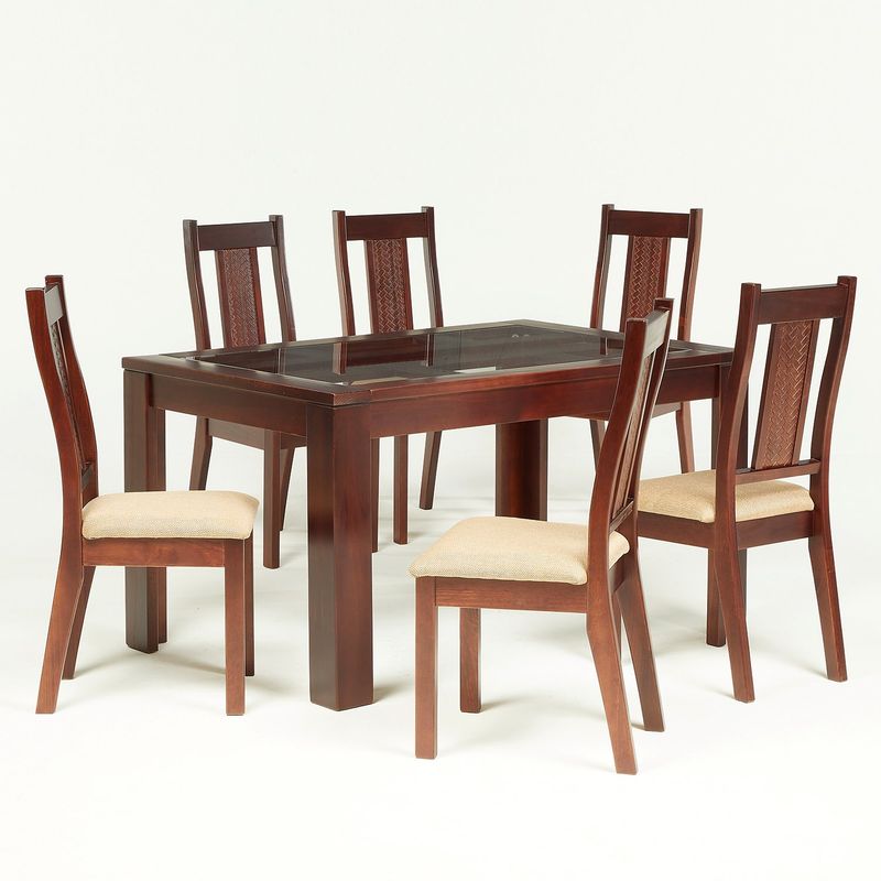 EROOMS - COMEDOR NEW MALAGA 6S CHOCOLATE