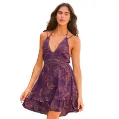 MAAJI - Vestido corto Batik Floral Clementine