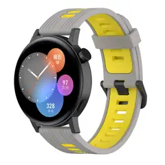 GENERICO - Correa Para Huawei Gt Runner, Gt 4 / 3 46mm Silicona Gris