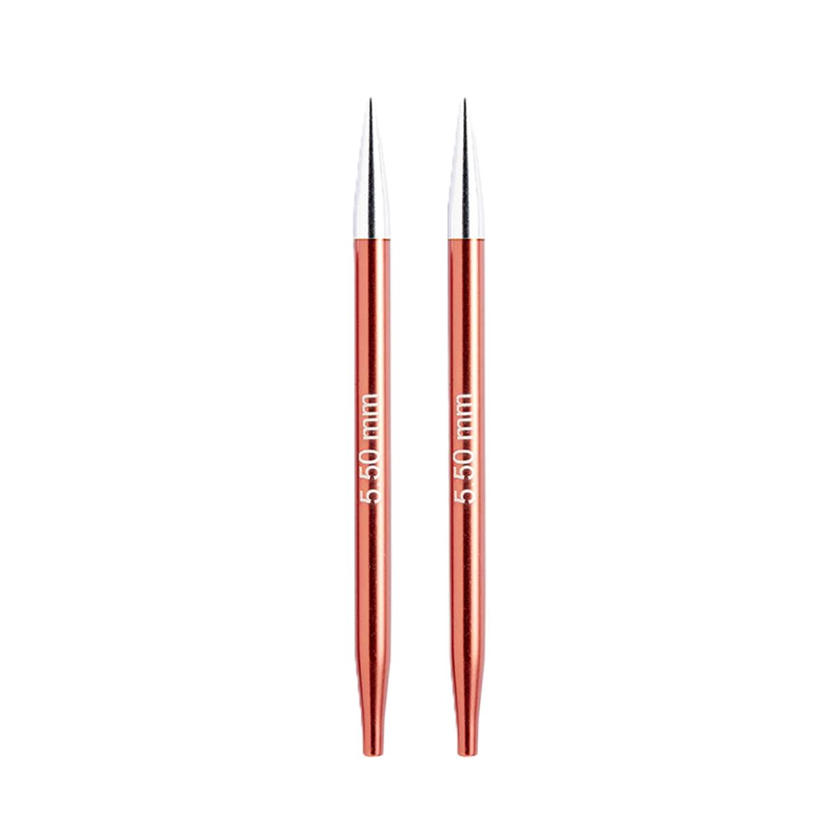 GENERICO - Palillos Intercambiables Cortos Knitpro Zing 5.5 Mm