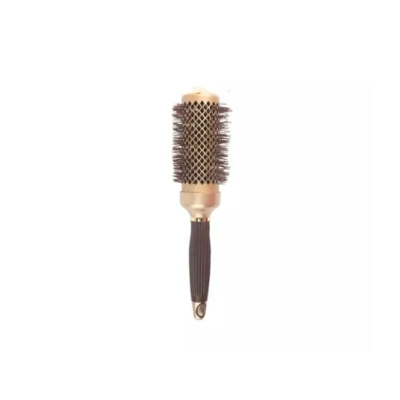 GENERICO - Cepillo Dorado Térmico Ceramic Brushing Alisado 32mm