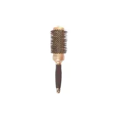 GENERICO - Cepillo Dorado Térmico Ceramic Brushing Alisado 32mm