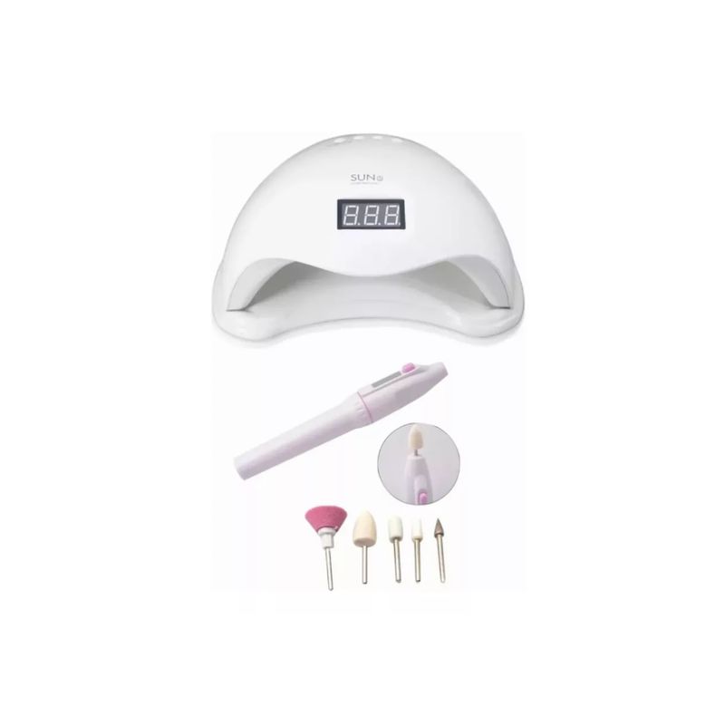 GENERICO - Lampara Led Uv Sun5 48w Uñas Manicure  Mini Torno Uñas