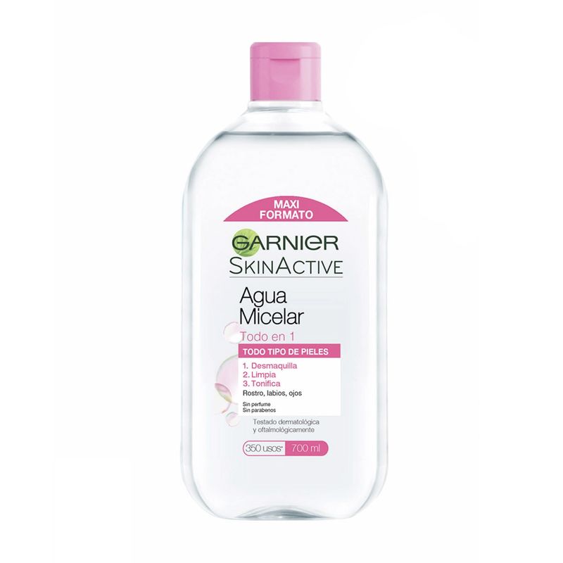 GARNIER - Agua Micelar Todo en 1 700 ml Garnier Skin Natural Face