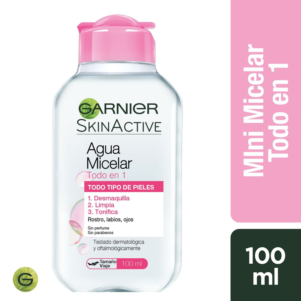 GARNIER - Agua Micelar Todo En 1 100Ml Garnier Skin Natural Face