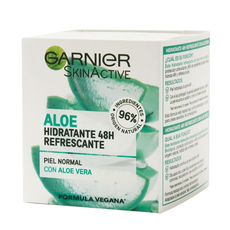 GARNIER - Crema Hidratante Natural Aloe Vera 50Ml Garnier Skin Natural Face