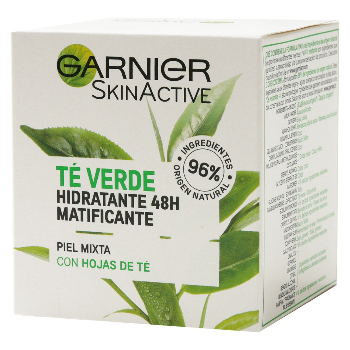 GARNIER - Crema Hidratante Natural Te Verde 50Ml Garnier Skin Natural Face