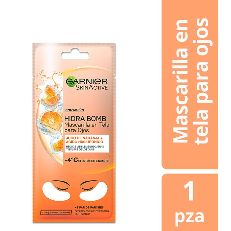 GARNIER - Mascara Hidra Tela Ojos Vitamina C Garnier Skin Natural Face