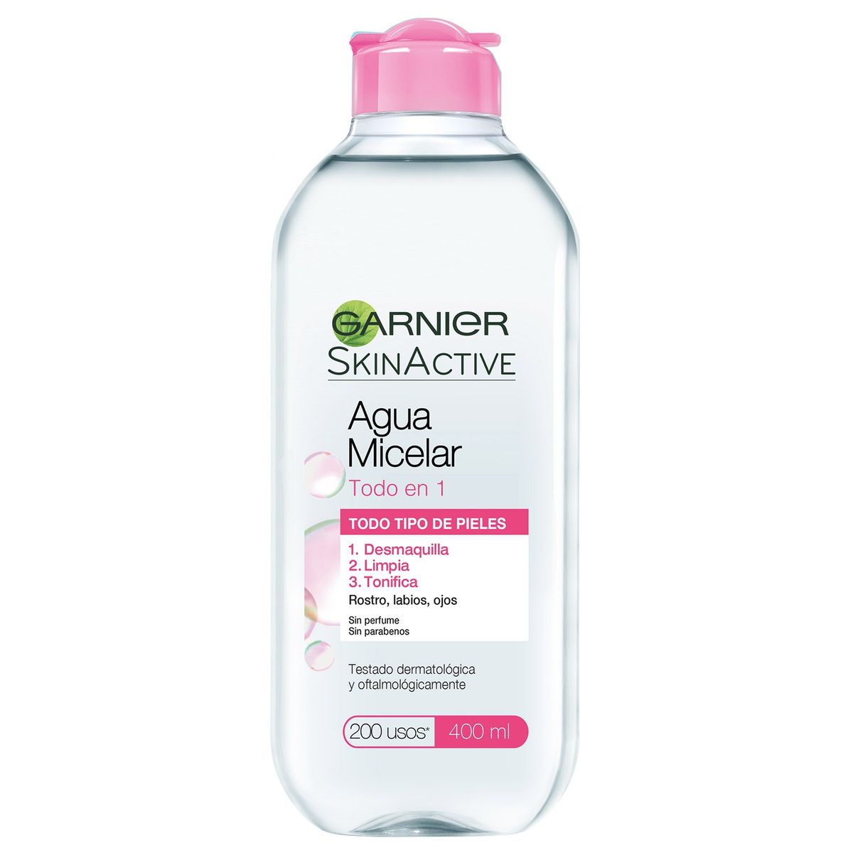 GARNIER - Agua Micelar Todo En 1 400 Ml Garnier Skin Natural Face