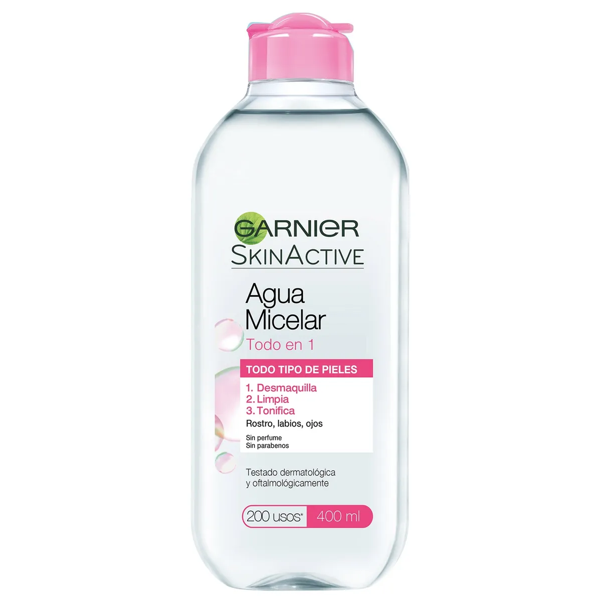 GARNIER - Agua Micelar Todo En 1 400 Ml Garnier Skin Natural Face