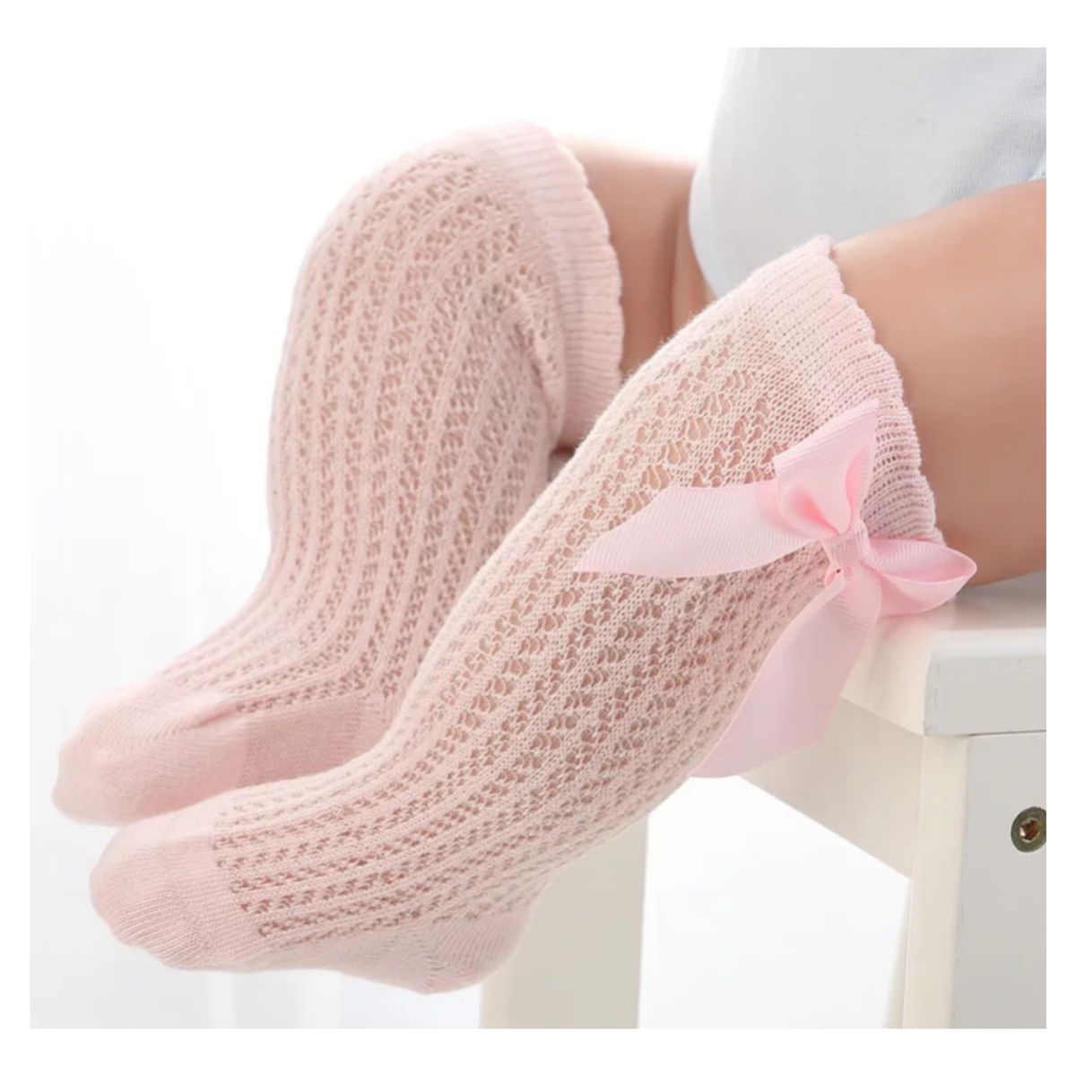 JUMP KIDS - Pack 6 Calcetines Largo Con Lazo Niña Jump Kids Algodón