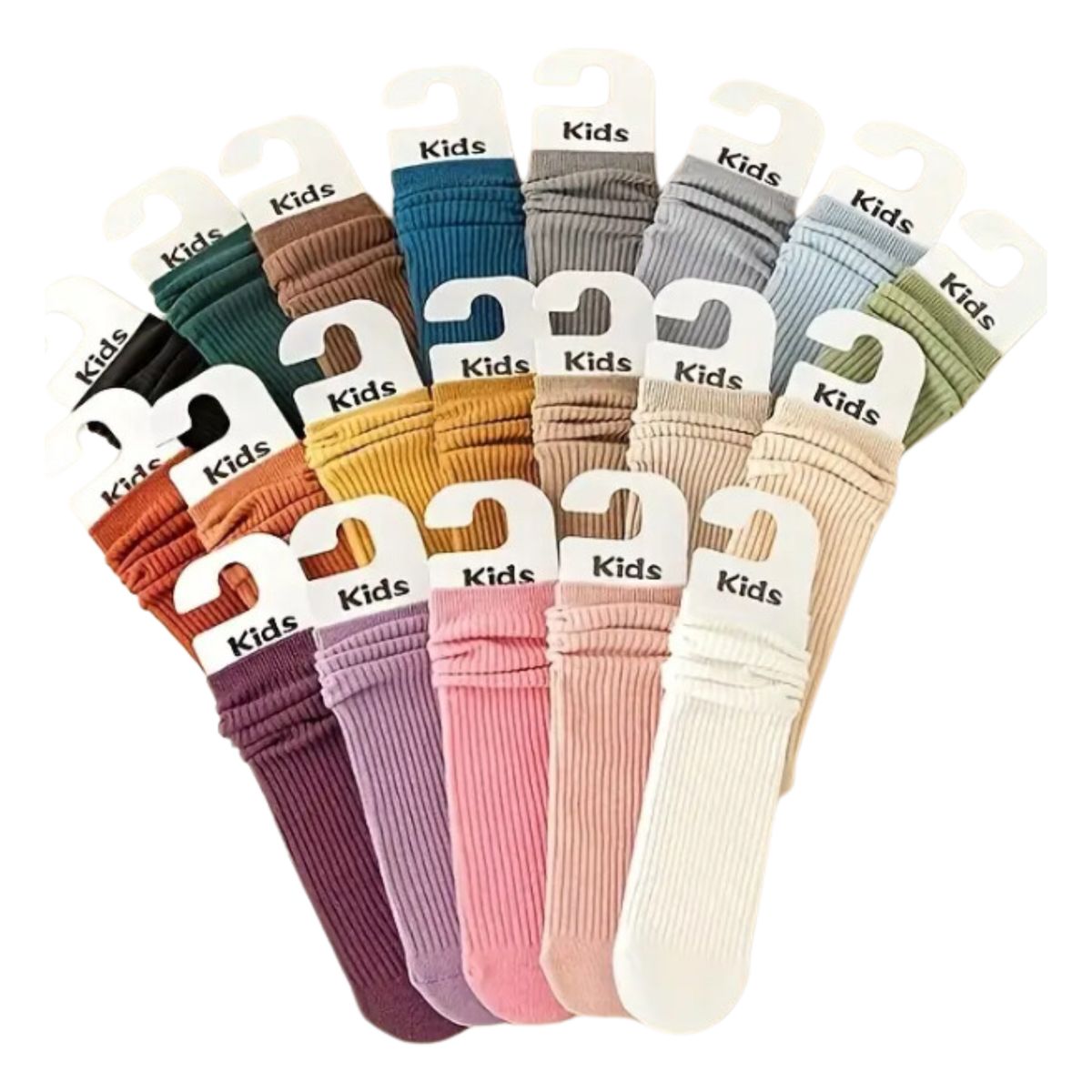 JUMP KIDS - Pack 3 Calcetines Largos Unicolor Niña Jump Kids Algodón