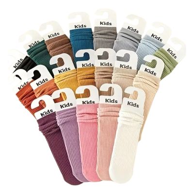 Imagen 2 del producto Pack 3 Calcetines Largos Unicolor Niña Algodón