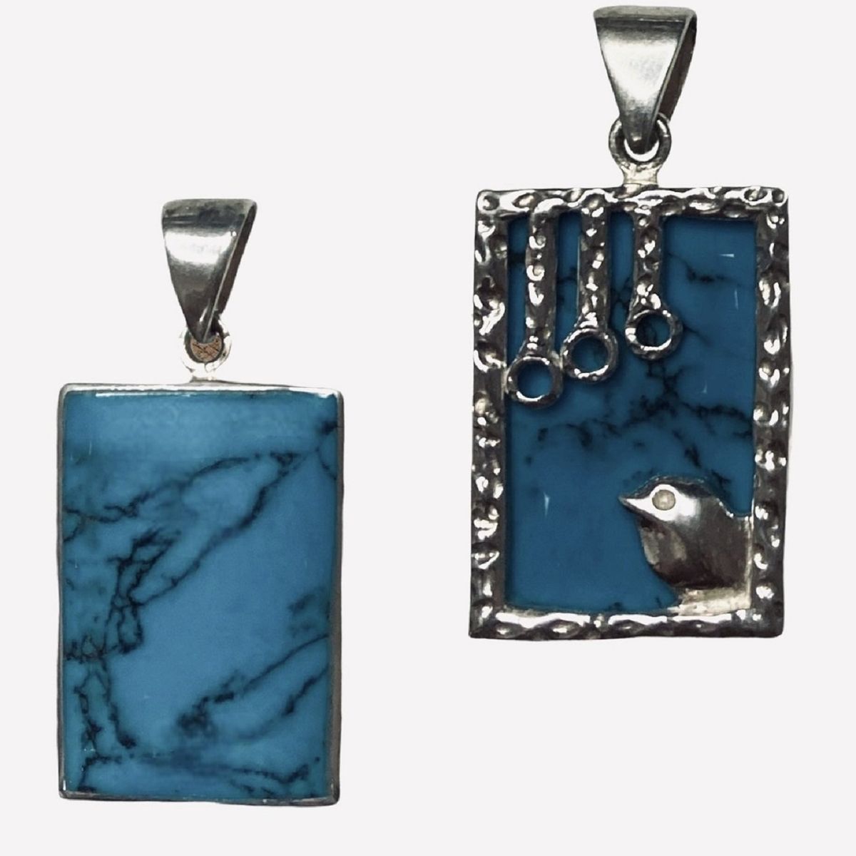TAETHAI - Colgante de plata 925 con Turquesa