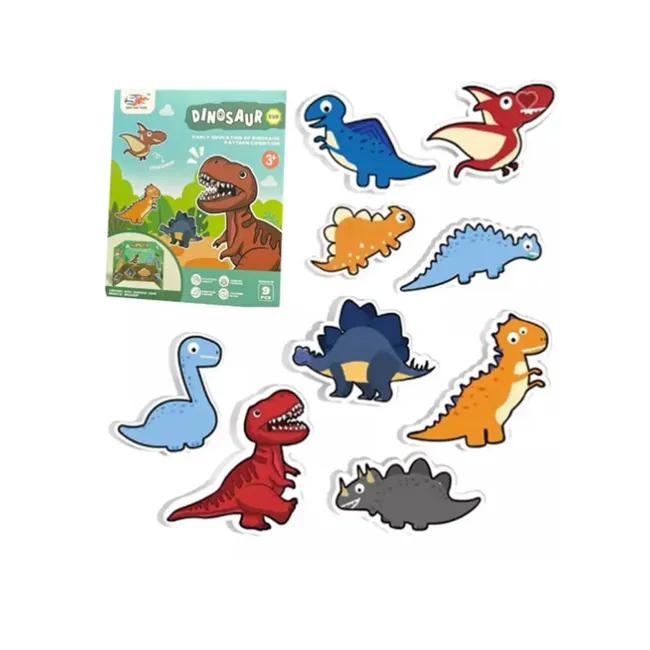GENERICO - Rompecabeza Puzzles Dinosur Eva Juegos para Niños 3+