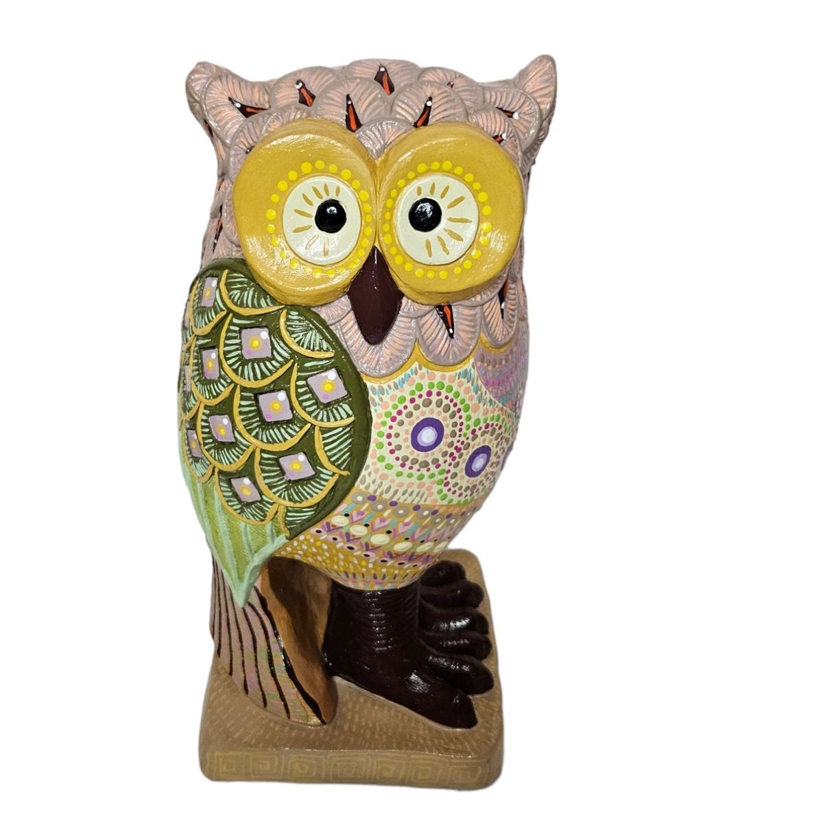 CREA TALLER - Búho decorativo 26 cm